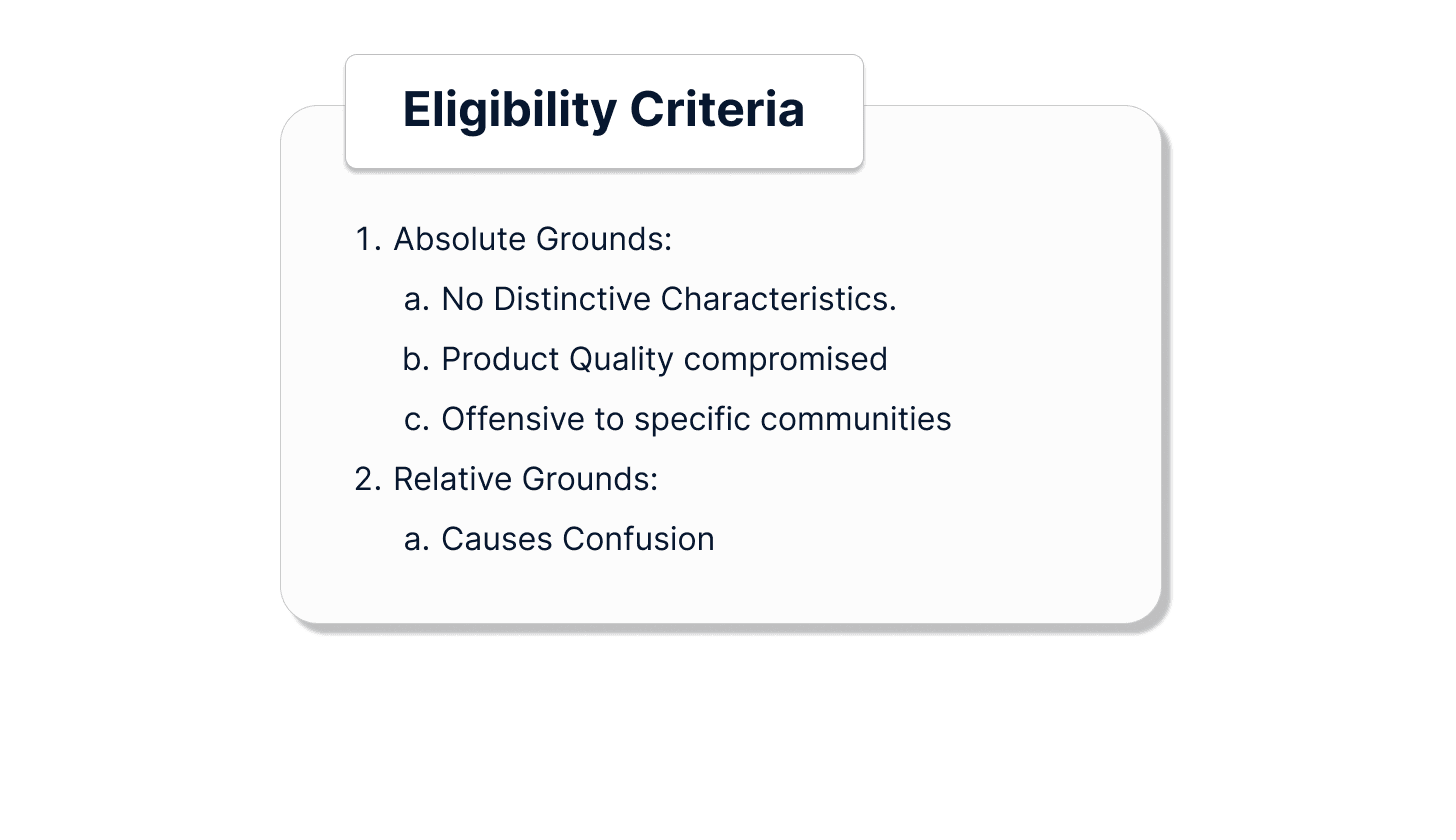 Eligibility Criteria for Trademark Objection